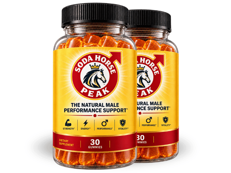 Soda Horse Peak natural male performance support gummies