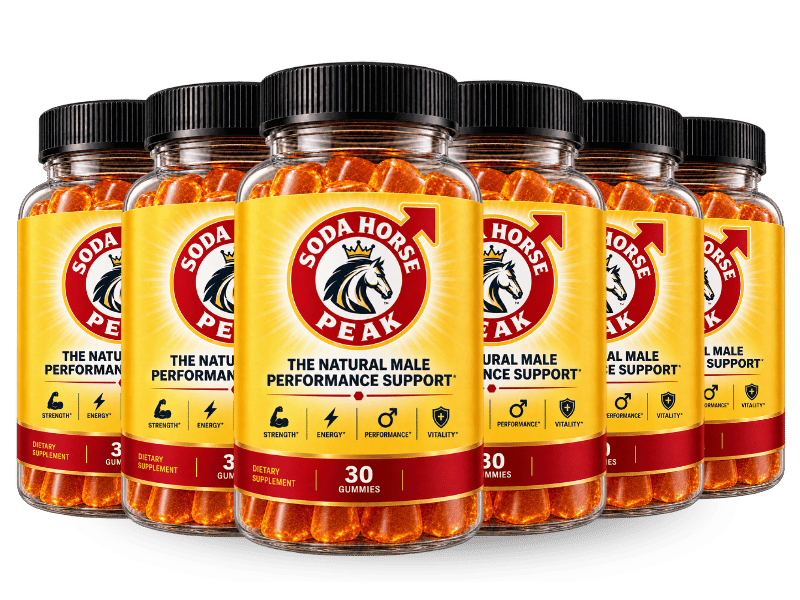 Soda Horse Peak male performance bottles
